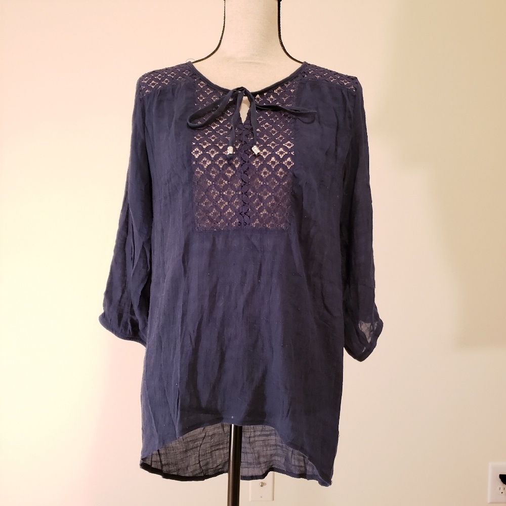 🍉 ALYX Blue Lace Top